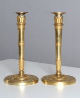 Paar antike Kerzenleuchter, Kerzenständer, vergoldet Münster (Westfalen) - Gievenbeck Vorschau