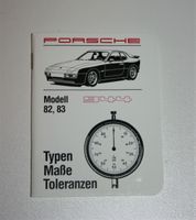 PORSCHE 944 TYPEN MAßE TOLERANZEN HANDBUCH NEU MODELL 1982 + 1983 Nordrhein-Westfalen - Borken Vorschau