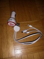 Autoladekabel 3 in 1 usb kabel - Apple Samsung ladekabel auto Bayern - Würzburg Vorschau