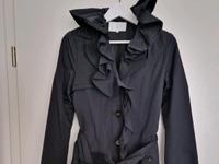 Mantel Trenchcoat Vila Rüschen Gr. S schwarz Niedersachsen - Wolfsburg Vorschau