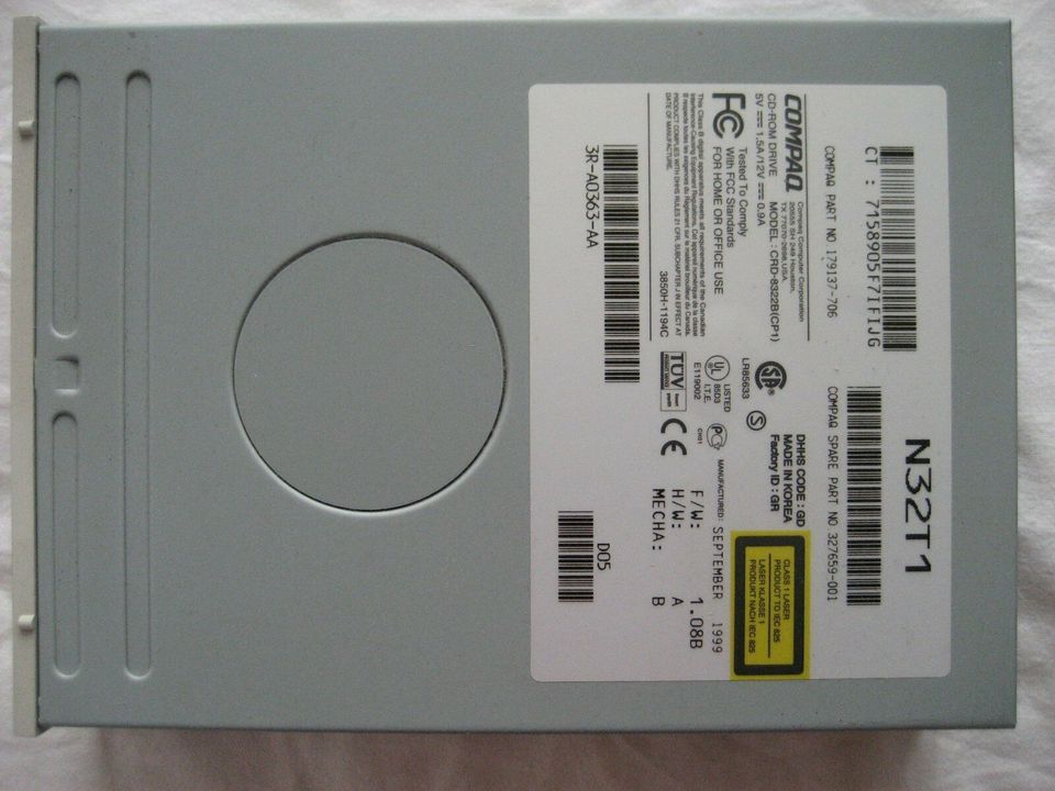 ✨ Compaq ELITEGROUP IBM Mitsumi NEC Samsung Sony CD DVD ROM Drive in Ettlingen
