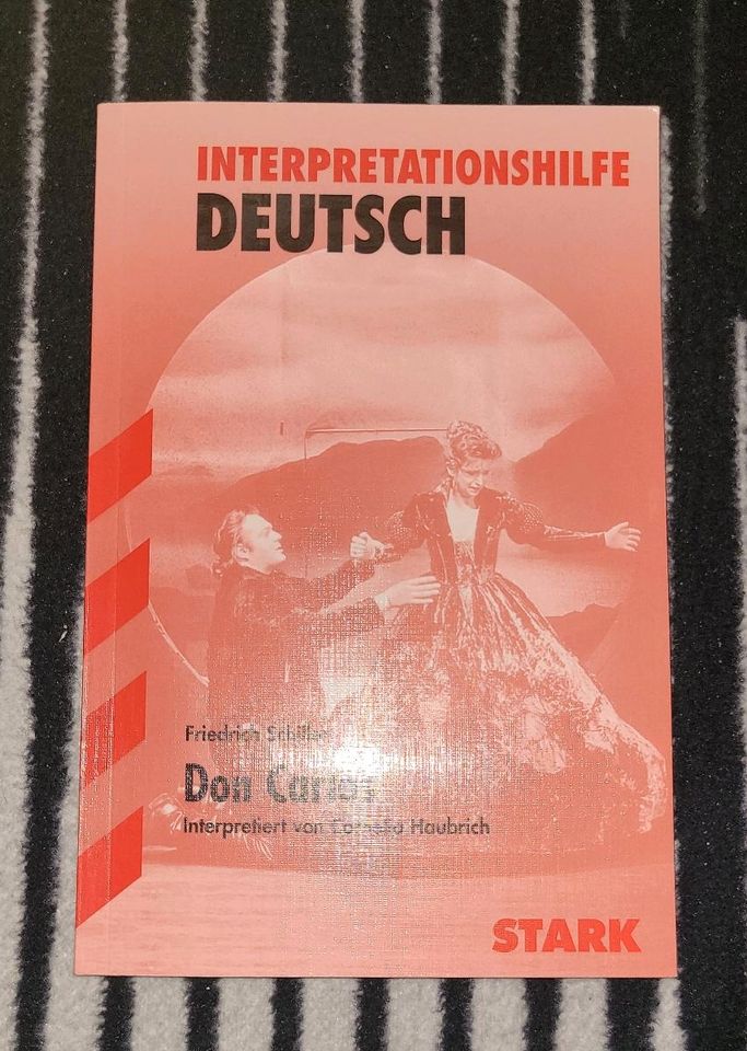 Don Carlos, Schiller - Buch und Lektüreschlüssel / Lektürehilfe in Dortmund