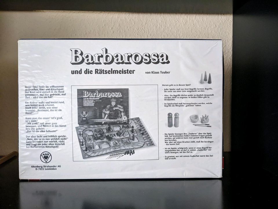 Spiel - Barbarossa und die Rätselmeister Spiel des Jahres 1988 in Marienthal