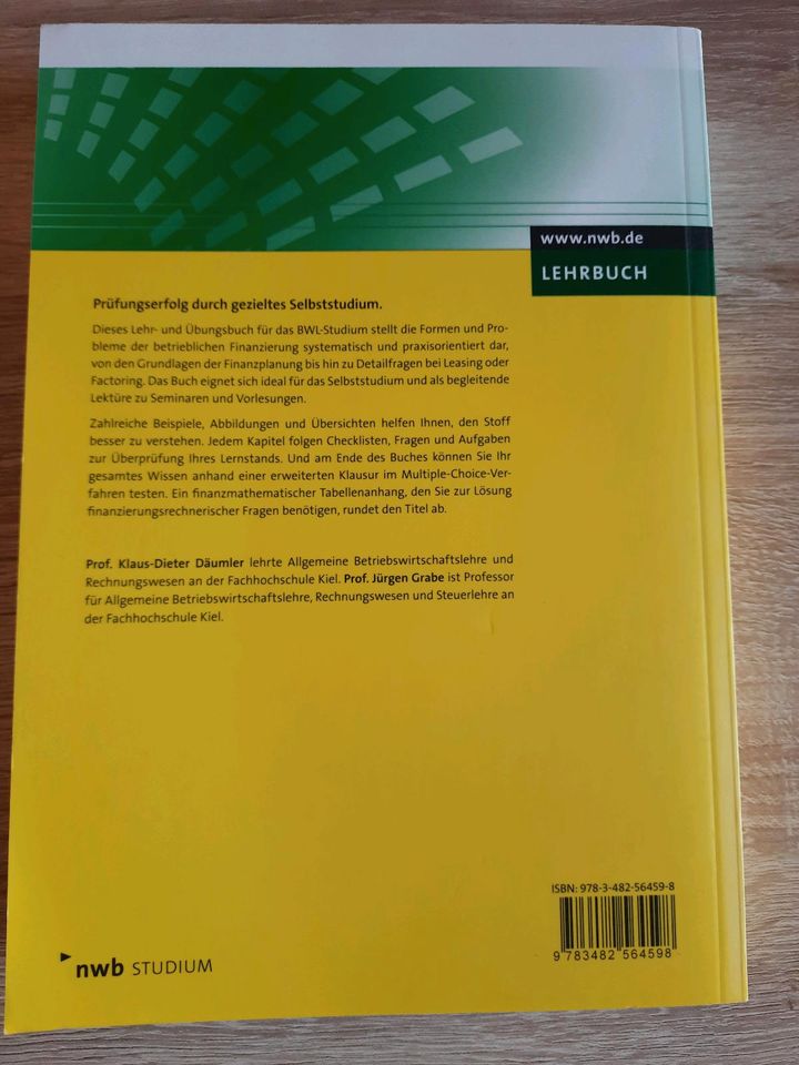 Lehrbuch Betriebliche Finanzwirtschaft - Däumler/Grabe in Legau