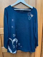 Cecil Pullover, dunkelblau, „Lovely“ mit Silber-Herzen, Gr. XL Saarland - Kirkel Vorschau