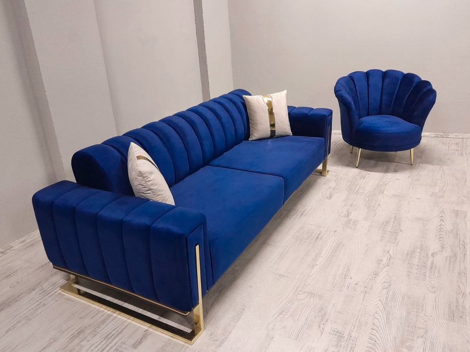 Sofa Couch Garnitur VERONA 3-3-1 Kostenlose Lieferung in Stuttgart