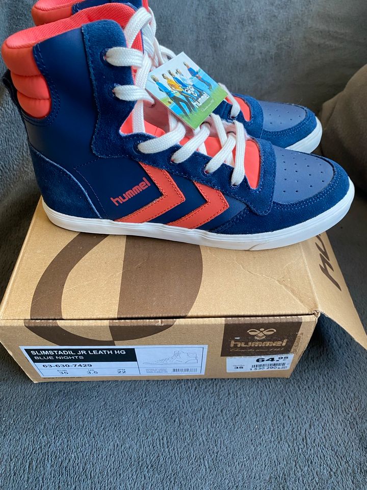 Hummel Kinderschuh Slimstadil JR Learh HG neu Größe 35 in Recklinghausen