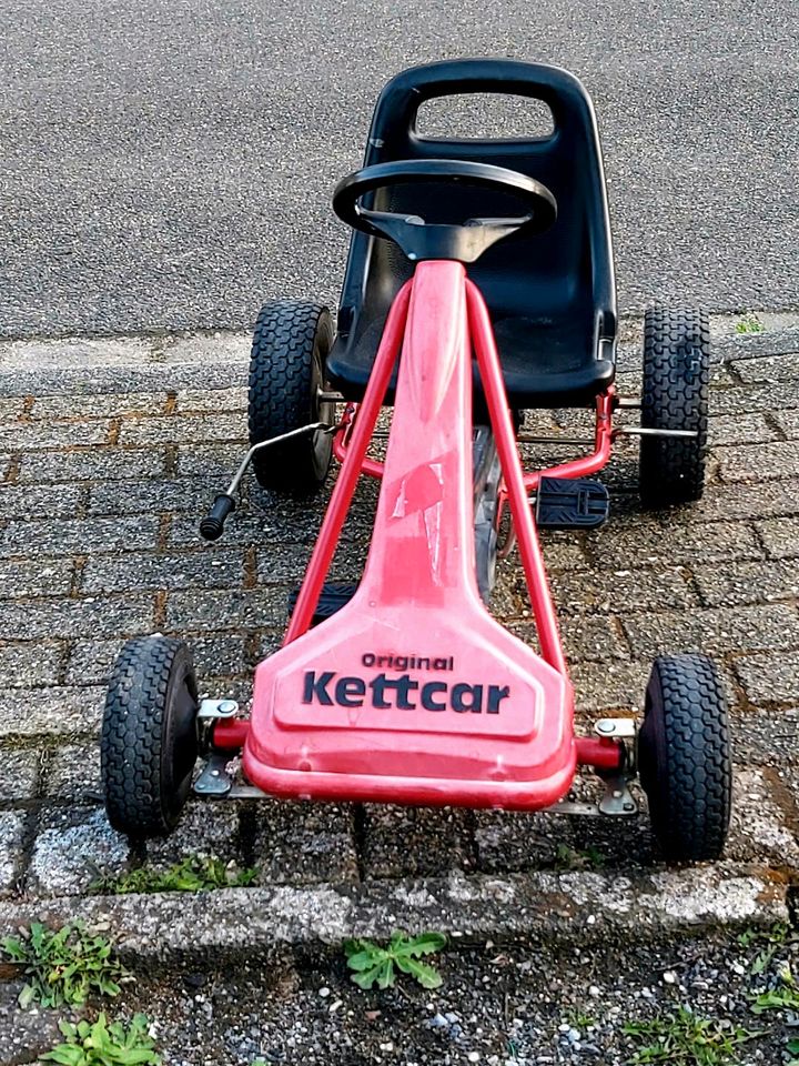 Kettcar,  Go Kart, rot, von Kettler in Sonsbeck