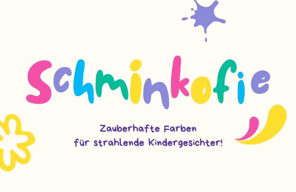 Kinderschminken zum Geburtstag ✨️ in München