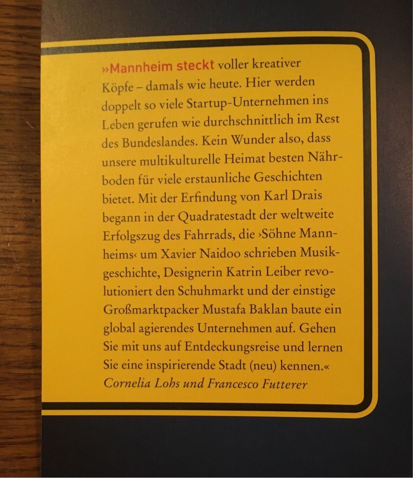 Buch Mannheim Ein Stadtporträt in Edingen-Neckarhausen