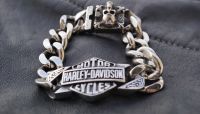 Harley Davidson Biker Armband Edelstahl B&S Skull 22cm NEU Hamburg-Nord - Hamburg Winterhude Vorschau
