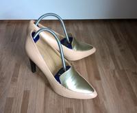 GEOX Pumps Schuhe - 37,5 - hellbeige metallic Nordrhein-Westfalen - Neuss Vorschau