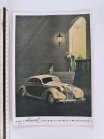 Opel Vorkrieg Admiral Werbekarte Kunstdruck Nordrhein-Westfalen - Jüchen Vorschau