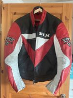 FLM Motorrad Lederkombi Gr 52 schwarz rot weiß Rheinland-Pfalz - Flammersfeld Vorschau