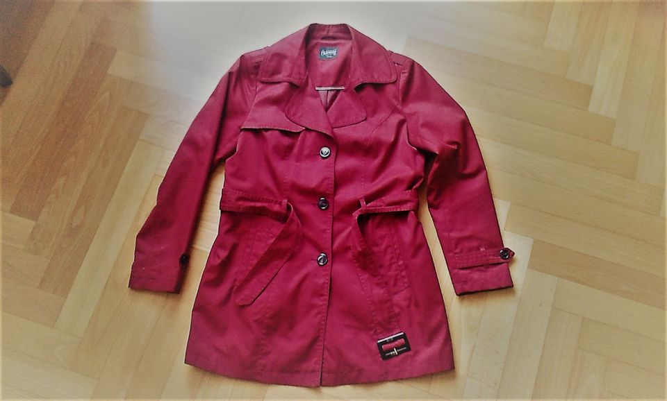 Weinroter Damen-Kurzmantel "Outerwear" von Yessica, Gr. 40 in Bochum