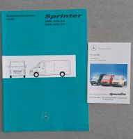 Mercedes Sprinter Prospekt Techn. Informationen 1995 Baden-Württemberg - Reutlingen Vorschau