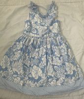 Savannah Sommerkleid Größe 128 Blumen blau Brandenburg - Oberkrämer Vorschau