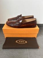 Tod‘s City Gommino Mokkassins Leder Braun Gr.10 Nordrhein-Westfalen - Hattingen Vorschau
