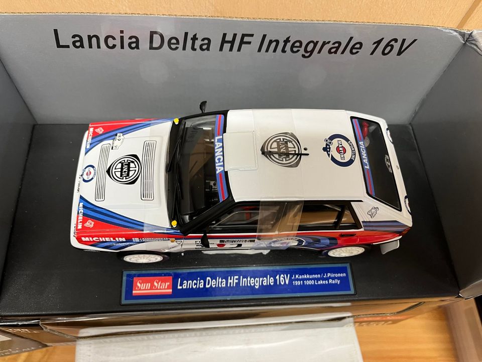 Sammlung Sun Star Lancia Delta HF Integrale 16V Rally 1991 1:18 in Paderborn