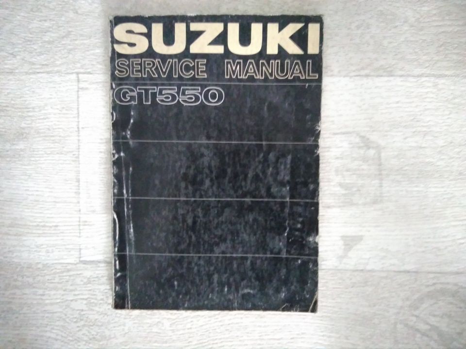 Suzuki GT550, Service Manual, Reparaturhandbuch in Baunatal