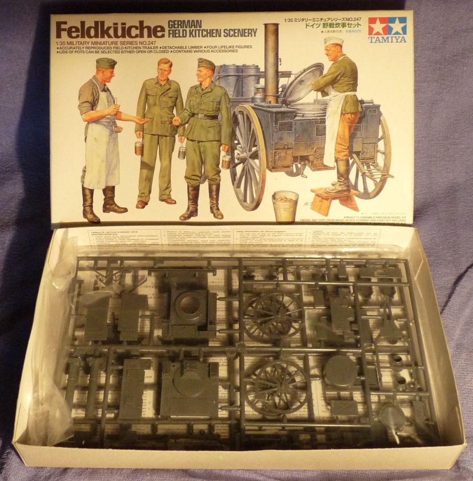 German Field Kitchen Scenery Feldküche von Tamiya  1:35 in Landshut