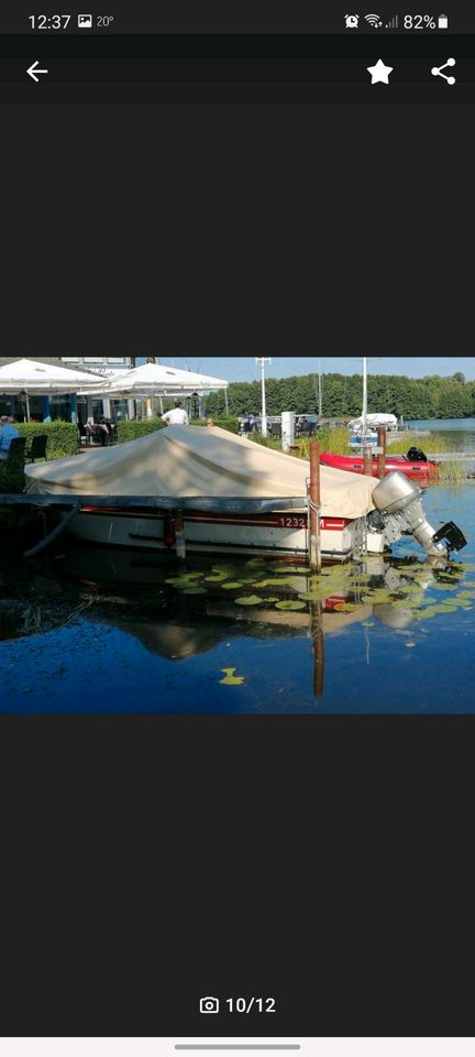 Kajütboot 25PS Außenborder Stahl in Rheinsberg