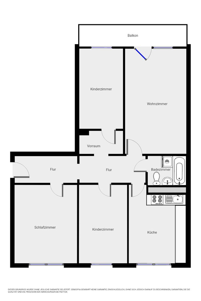 **FRISCH RENOVIERT**4-Zimmer-Wohnung // 2.Etage // Balkon // Bad mit Wanne // ab 15.06.2024 in Leipzig