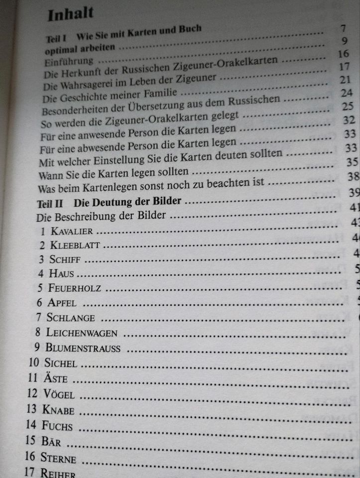Russische Zigeuner Orakelkarten,Handbuch und Karten,1996 Rarität in Treuchtlingen