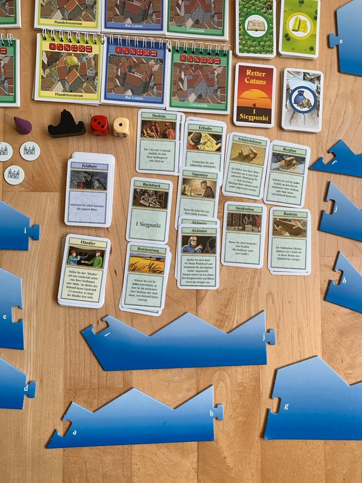 Siedler von CATAN Städte & Ritter Erweiterung Holz Ersatzteile in Reiskirchen