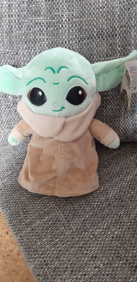 Disney Mandalorian Yoda Plüschtier 32 cm StarWars Stofftier NEU in Harburg (Schwaben)