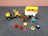 Playmobil  Jeep mit Pferdeanhänger, Erntewagen, Dino Käfig Bochum - Bochum-Nord Vorschau