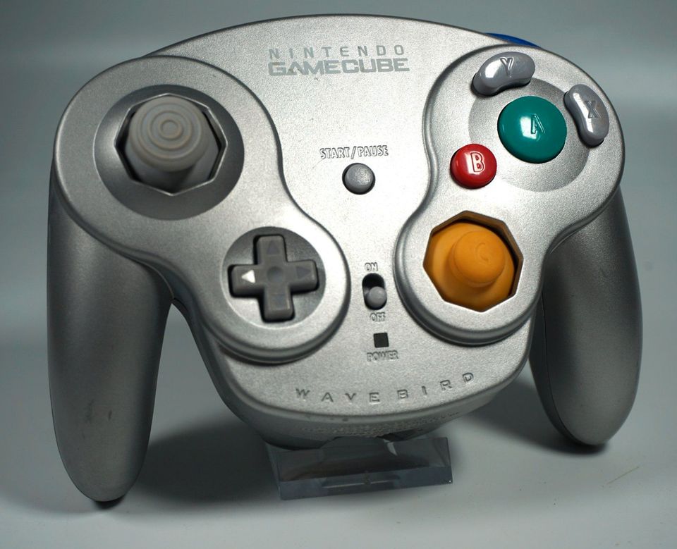 Original Nintendo Gamecube Wavebird Controller Silber Japan Impor in Frankfurt am Main