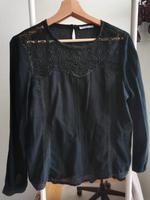 Bluse mit Spitze 3Suisses S Spitzenbluse Bioho Schwarz Saarbrücken-Mitte - St Johann Vorschau
