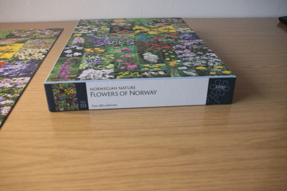 2x 1000 Teile Puzzle Birds/ Flowers of Norway Je 12 € in Cölbe