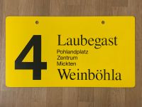 Seitenschild Straßenbahn Dresden Kunststoff Dresden - Räcknitz/Zschertnitz Vorschau