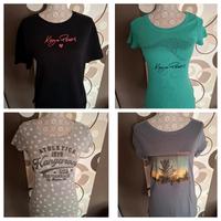 ⭐️ 4x T-Shirt KangaROOS Gr.32/34 XS S grün grau schwarz Hessen - Volkmarsen Vorschau