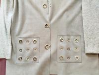 Tredy Jacke mit Ringnieten Suede helles Grau Gr. 1 Baden-Württemberg - Aalen Vorschau