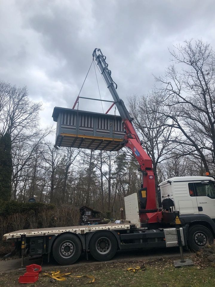 Wir transportieren Ihr Vorzelt, Dauerstandzelt oder Wohnwagen in Seeshaupt