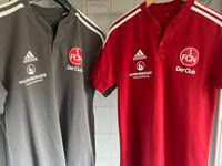 2x Team Poloshirt FCN Größe S, rot & grau Bayern - Ansbach Vorschau