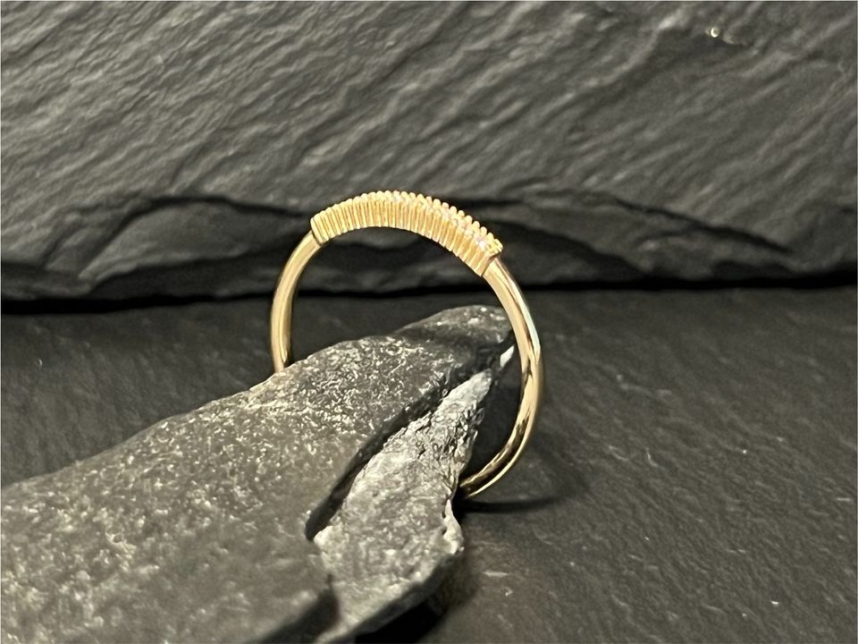 Ring / 585 (14ct.) Gelbgold mit Zirkonia / Goldschmuck / S793 in Berlin