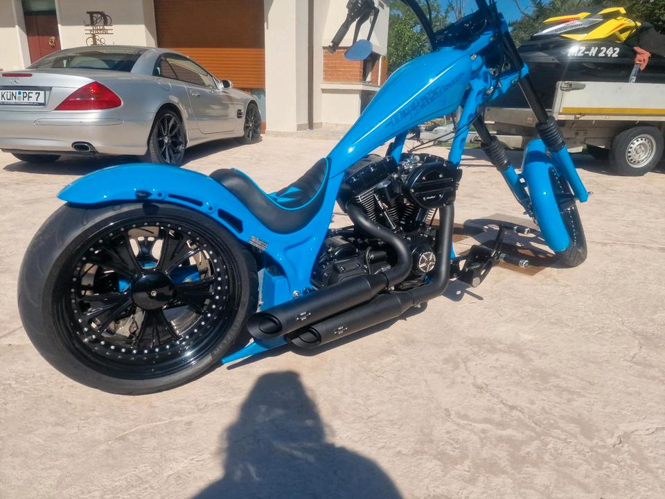 Exclusives Custombike Chopper Harley Davidson  Tausch möglich in Waldenburg