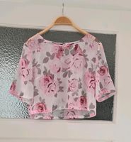 TOP! Süßes transparentes Crop-Top mit Rosenprint | New Yorker Hannover - Südstadt-Bult Vorschau