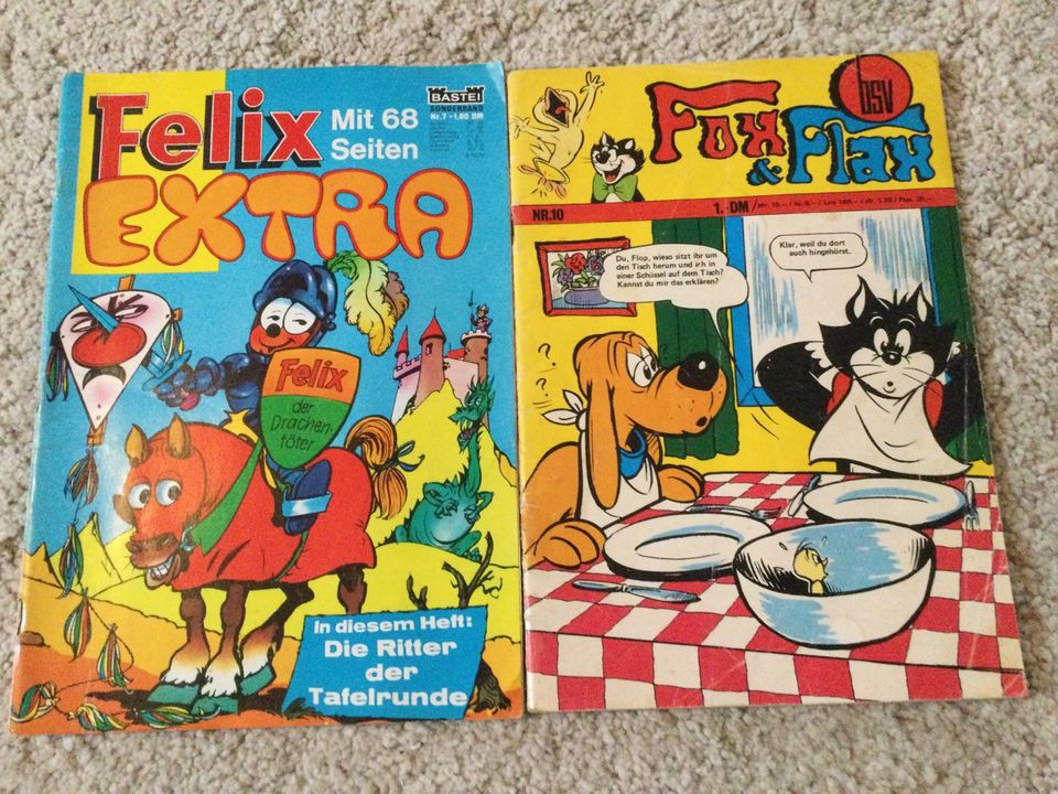 Comics,alt,Felix extra,Fox&Flax ,1972,Kindheit,Nostalgie in Neunkirchen a. Brand