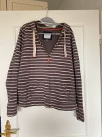 Boden Sweatjacke geringelt, grau/rosa, Größe UK20/48 Nordrhein-Westfalen - Krefeld Vorschau