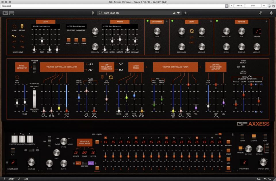 GForce Axxess - Virtueller Synthesizer Vst Plugin in Dortmund