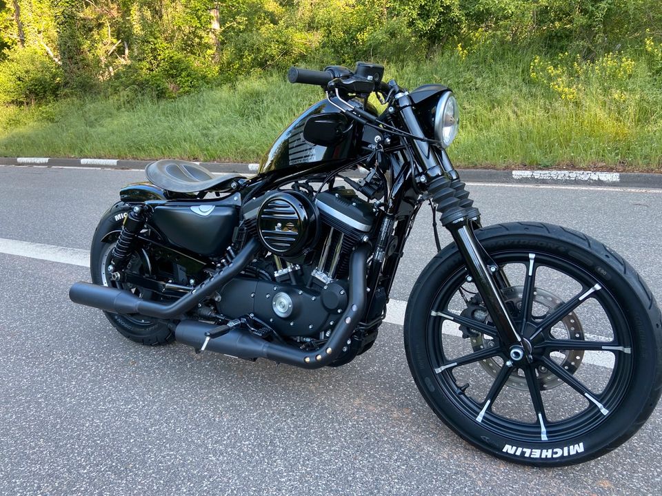 Harley-Davidson Sportster Iron 883 Bobber Kesstech Forty Eight in Weinsheim (Kr Bad Kreuznach)