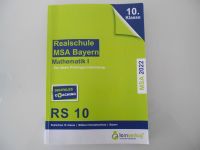 Original Prüfungsaufgaben MSA Realschule Bayern Mathematik I 2022 Bayern - Würzburg Vorschau