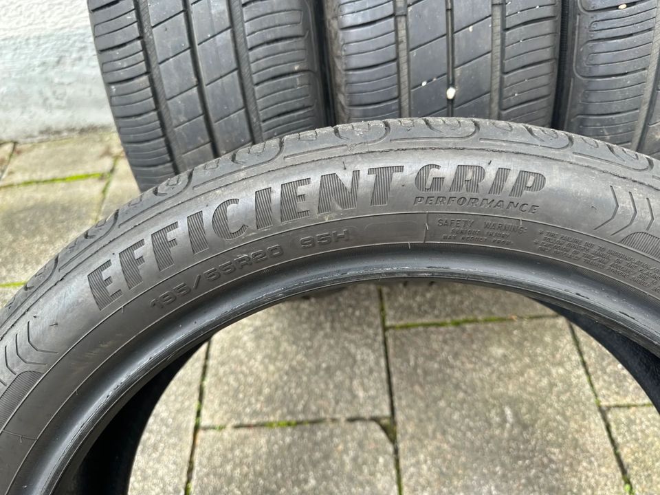 4 Goodyear EfficientGrip Performance 195/55 R20 95H DOT1819/6,5mm in Frankfurt am Main
