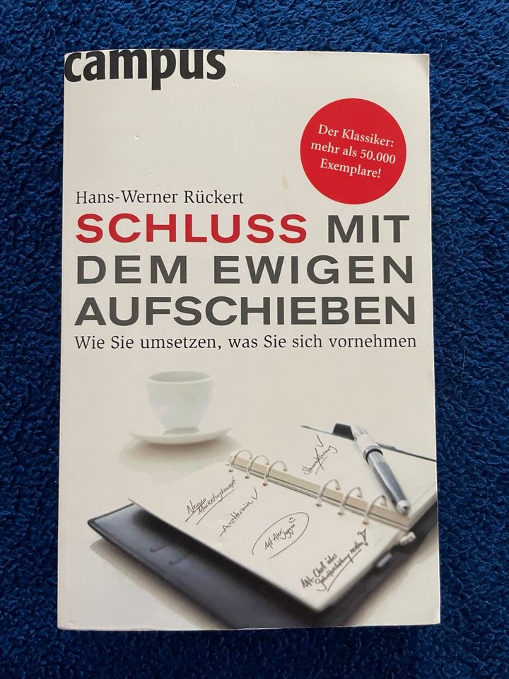 Buch „ Schluss mit dem ewigen Aufschieben“ von H.W. Rückert in Schwieberdingen