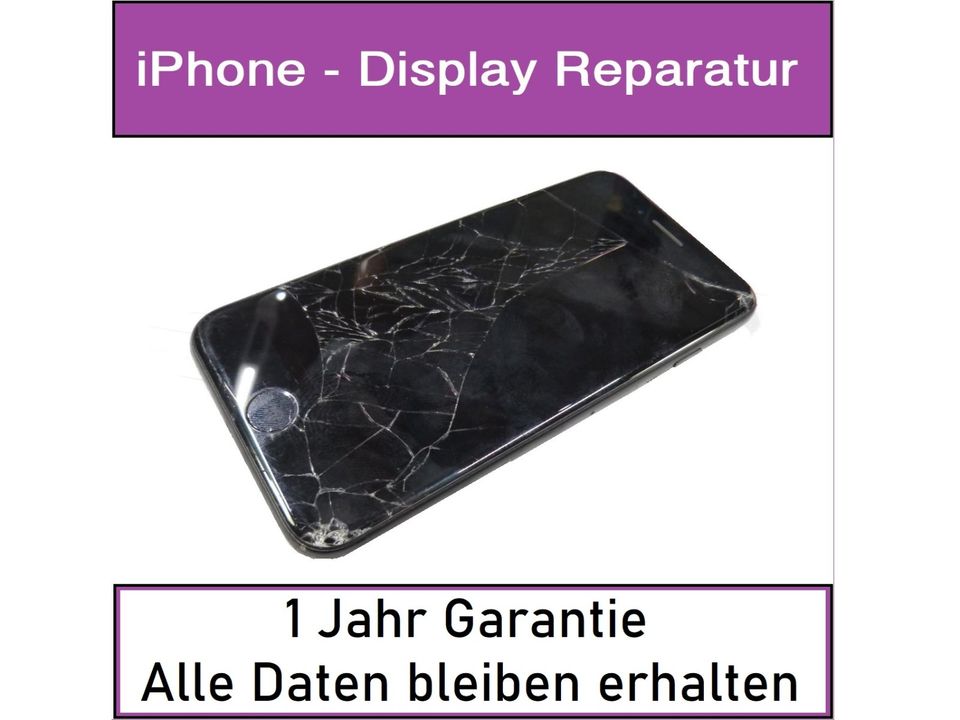 iPhone 5 6 7 Plus 8 + SE 2020 2022 2 Display Austausch Reparatur in Arnsberg